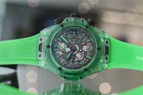 green hublot watch|hublot unico green saxem.